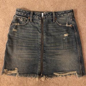 Women's Abercrombie & Fitch Jean Skirt Size 27/4